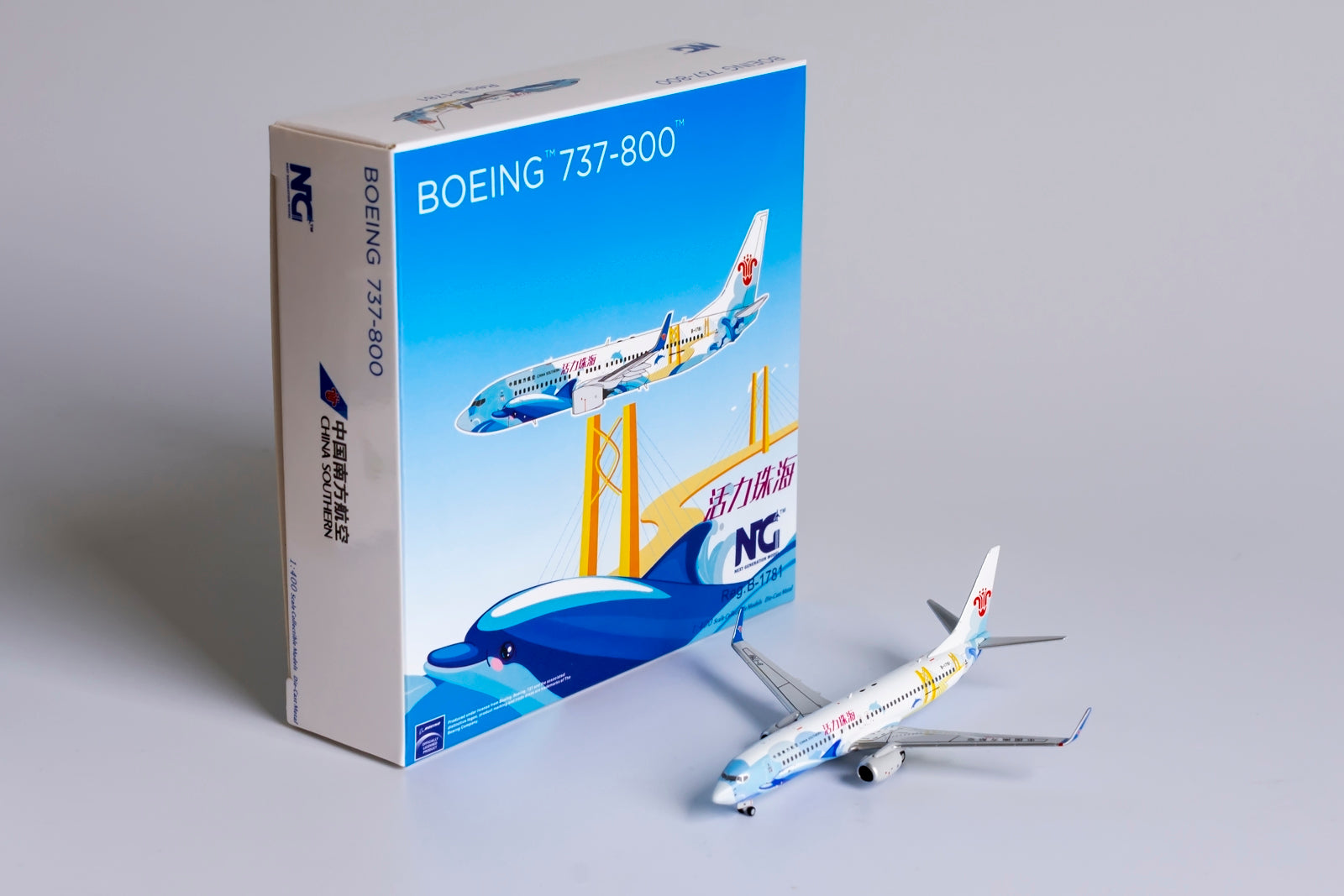 1:400 NG Models China Southern Boeing 737-800 