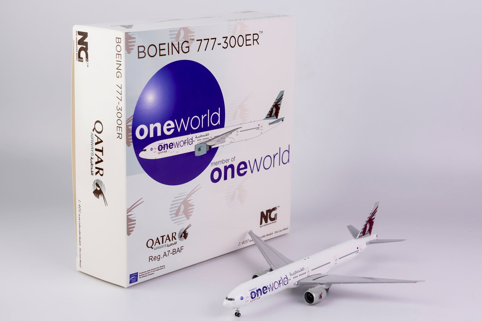 1:400 NG Models Qatar Airways Boeing 777-300ER 