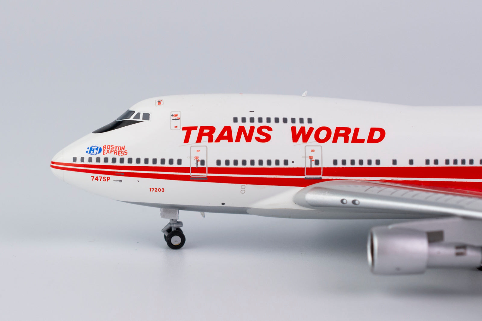 1:400 NG Models Trans World Airlines (TWA) Boeing 747SP 