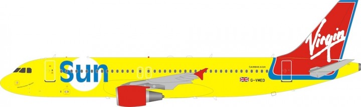 B-Models B-320-VSUN-01 Sun Virgin A320