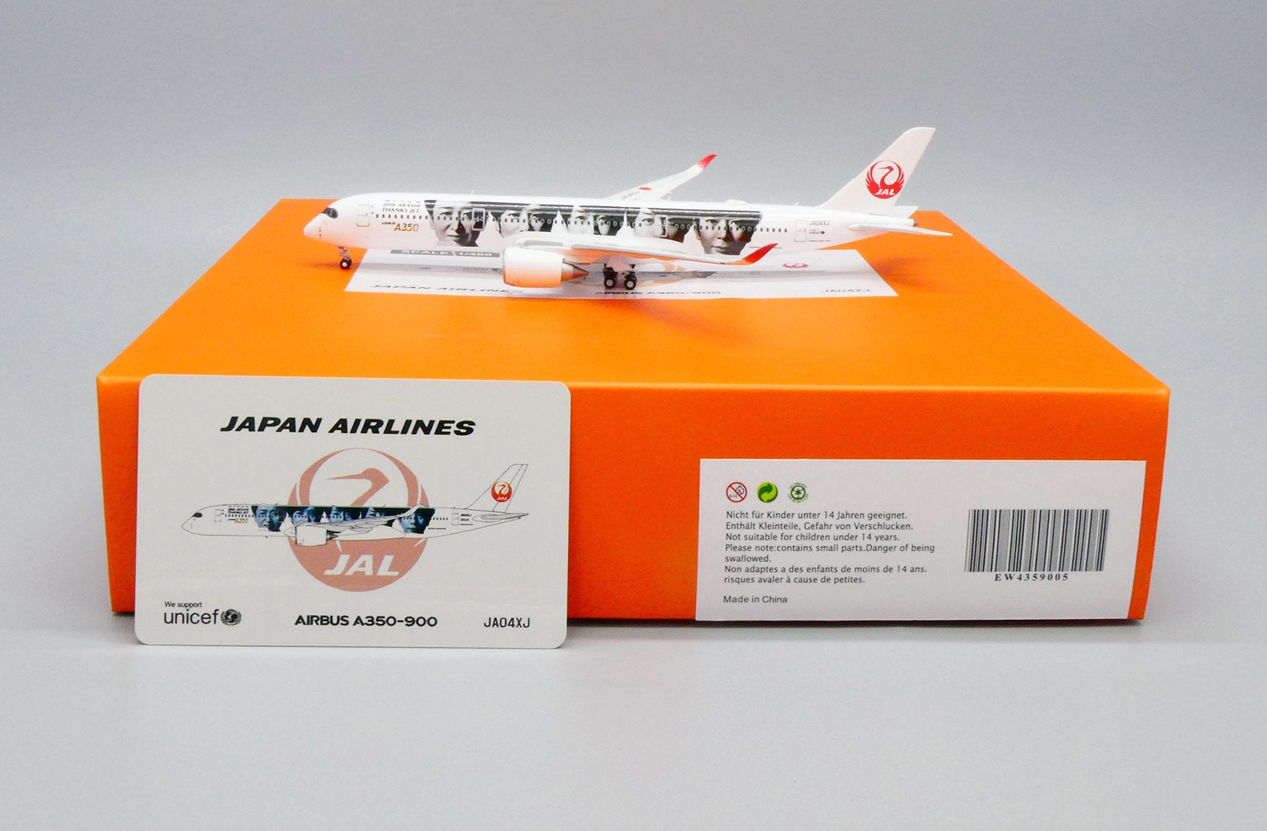 1:400 JC Wings Japan Airlines Airbus A350-900XWB 