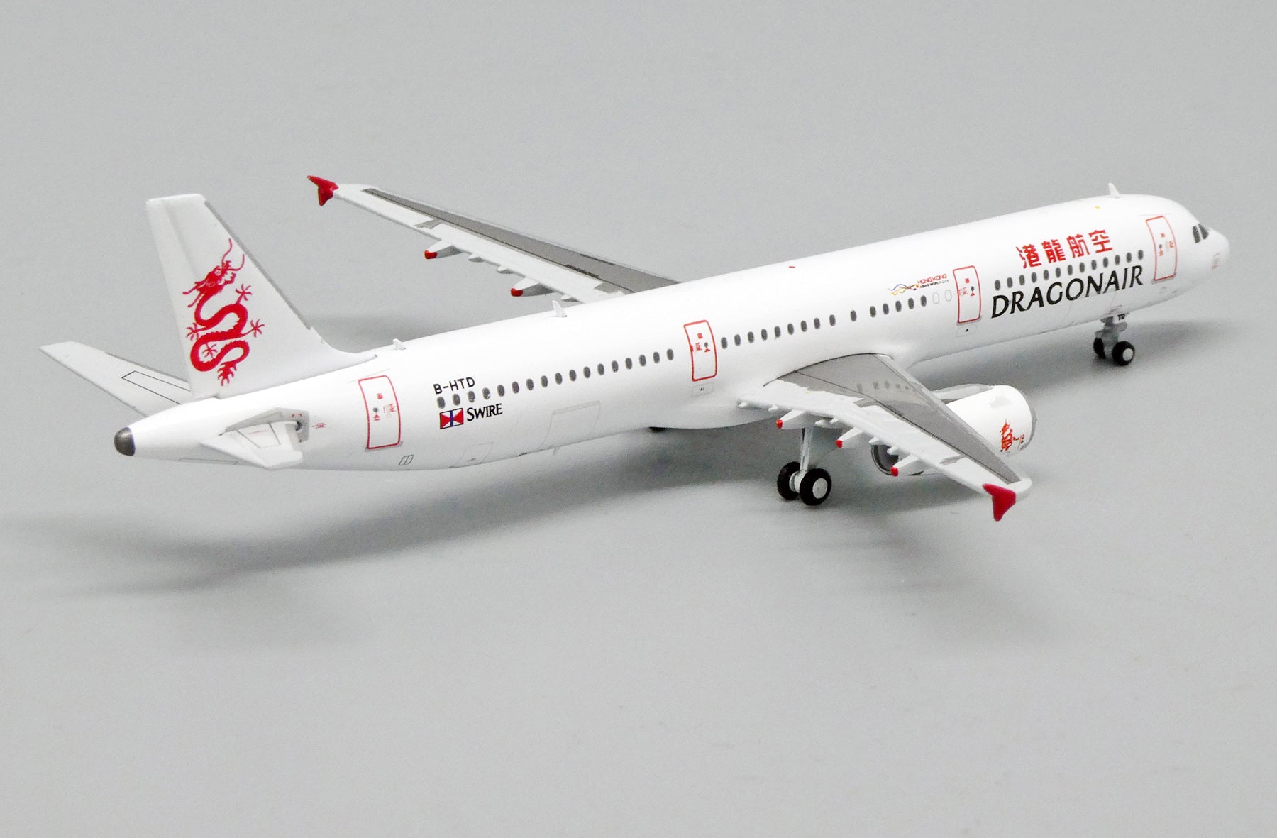 1:400 JC Wings Dragonair Airbus A321-200 B-HTD EW4321001