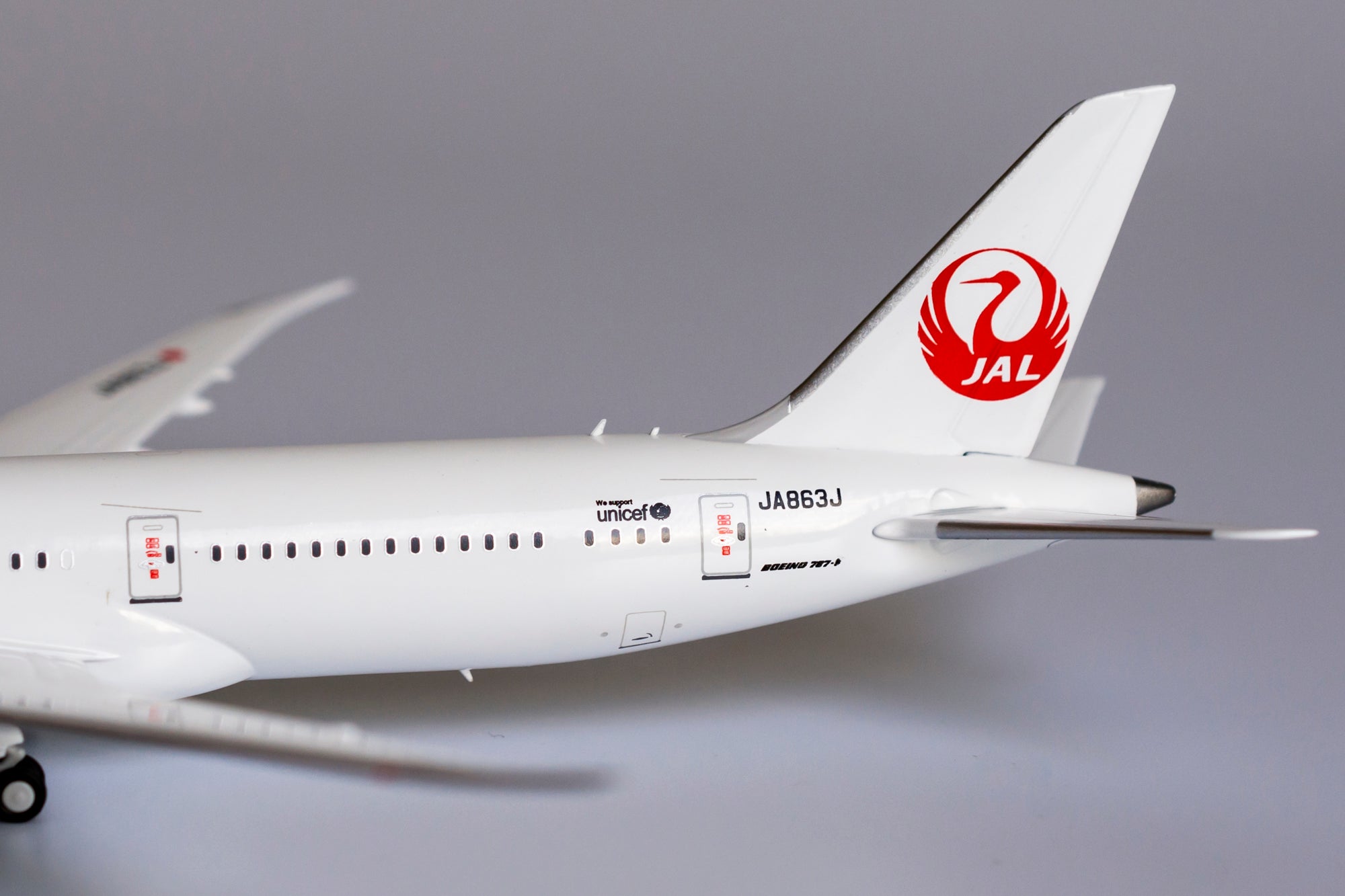 日本半額 NG MODEL 1/400 JAL 787-9 JA863J 航空機