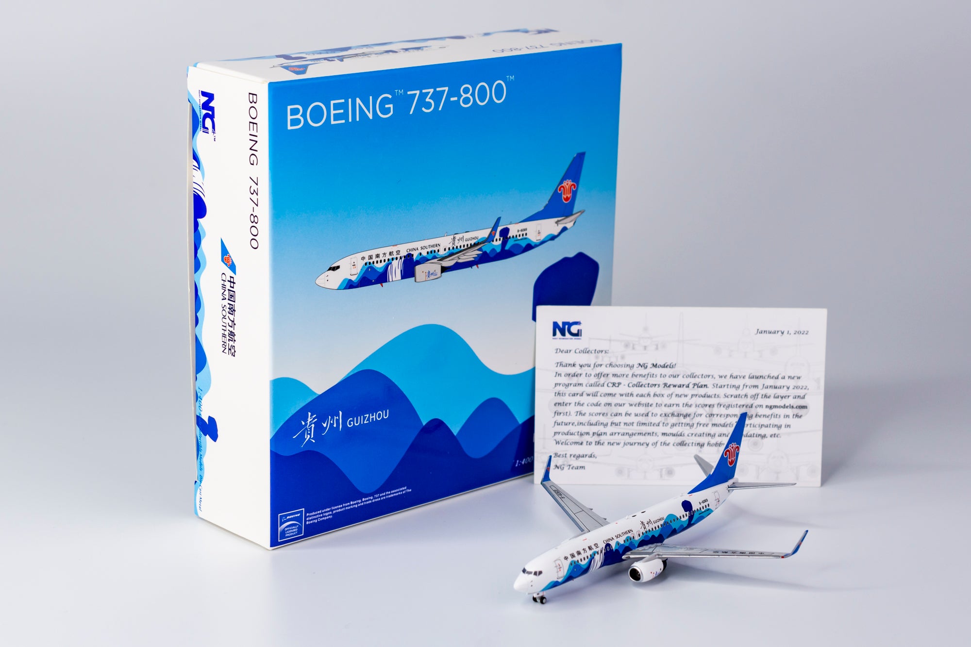 1:400 NG Models China Southern Airlines Boeing 737-800/w 