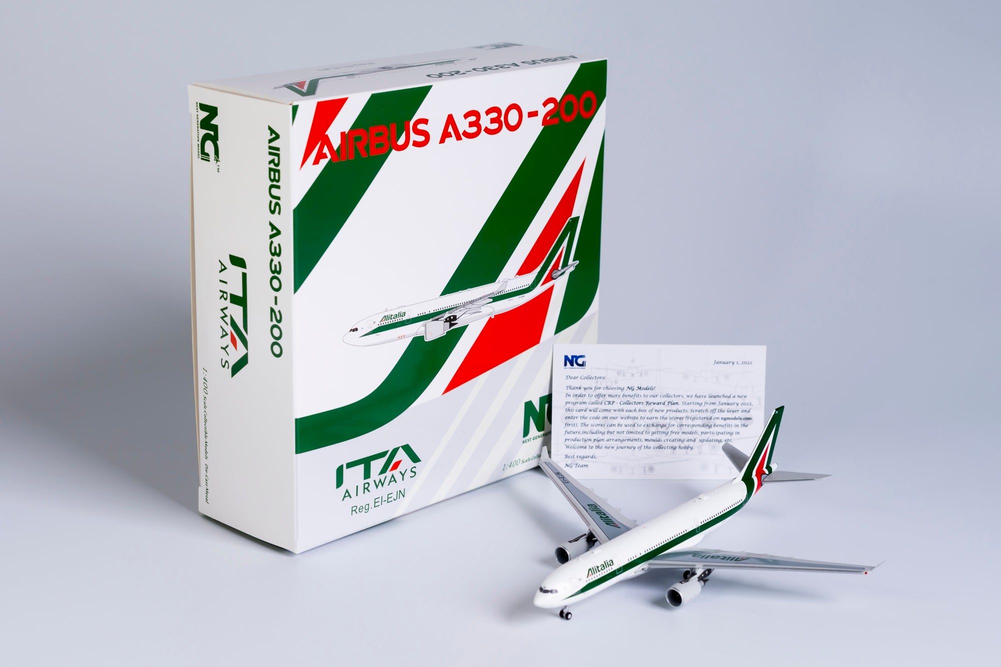 1:400 NG Models ITA Airways (Alitalia) Airbus A330-200 
