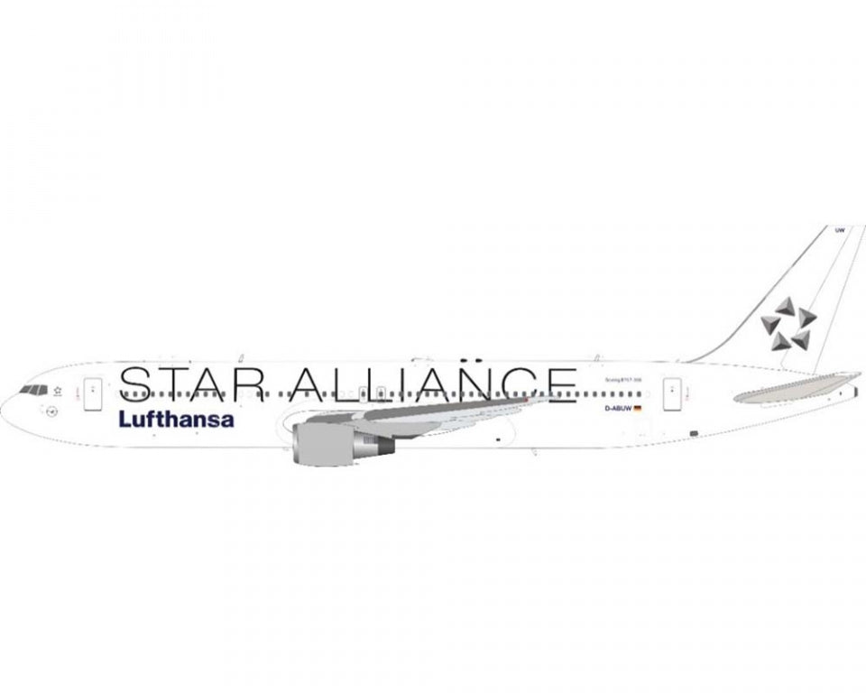 JFox JF-767-3-003 Lufthansa D-ABUW 767-3Z9