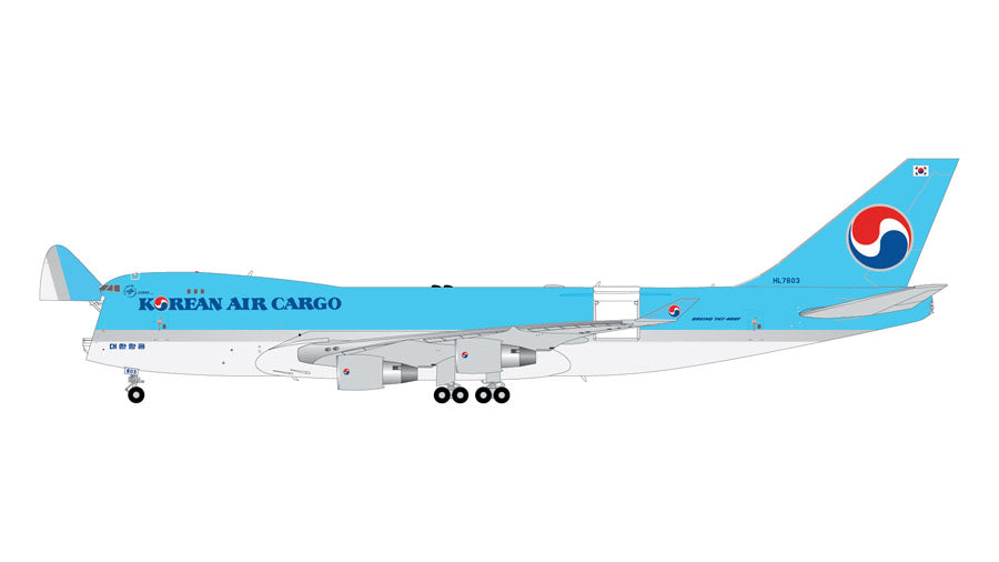 1:200 Gemini Jets Korean Air Cargo 747-400 Interactive Series HL7603 – RM  Model Store