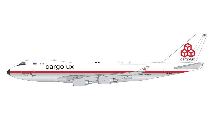 1:400 Gemini Jets Cargolux Boeing 747-400F 