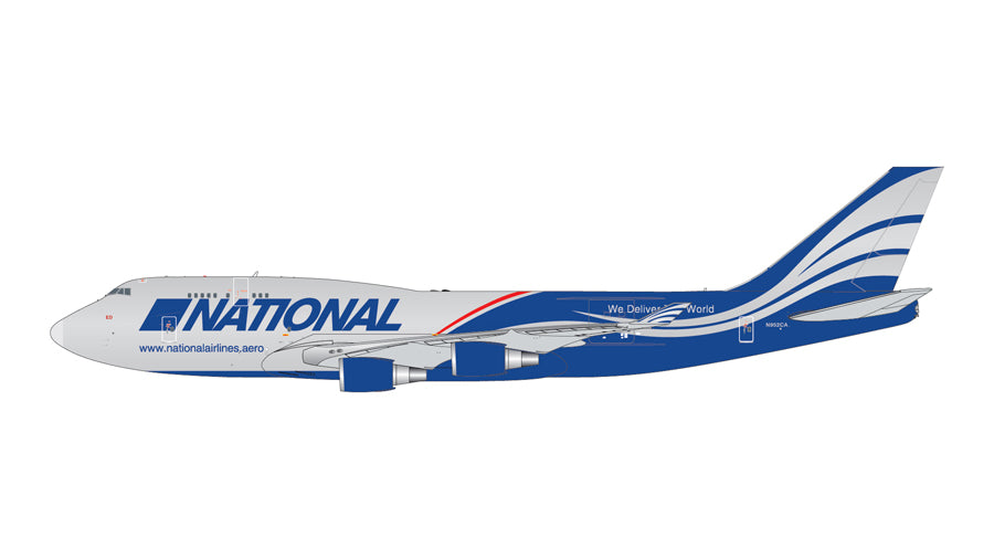 1:400 Gemini Jets National Airlines Boeing 747-400BCF N952CA 