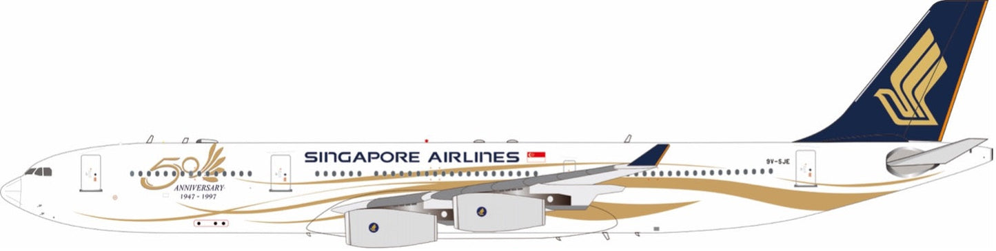 B-Models B-343-SJE Singapore Airlines A340-313 9V-SJE 50th Anniversary