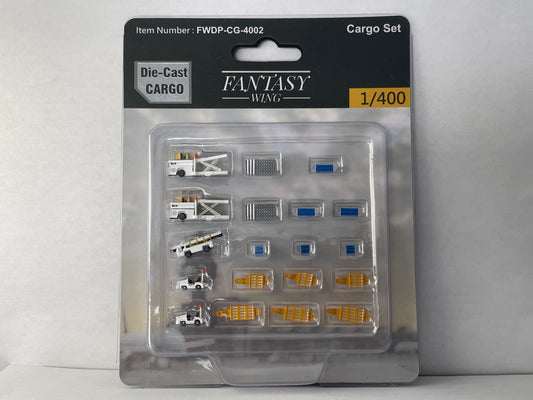 1:400 Fantasy Wings Cargo Ground Service Equipment Set FWDP-CG-4002