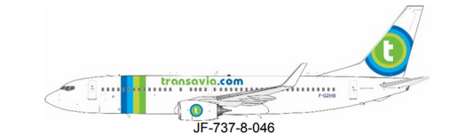 JFox JF-737-8-046 1:200 Transavia France Boeing 737-8GJ