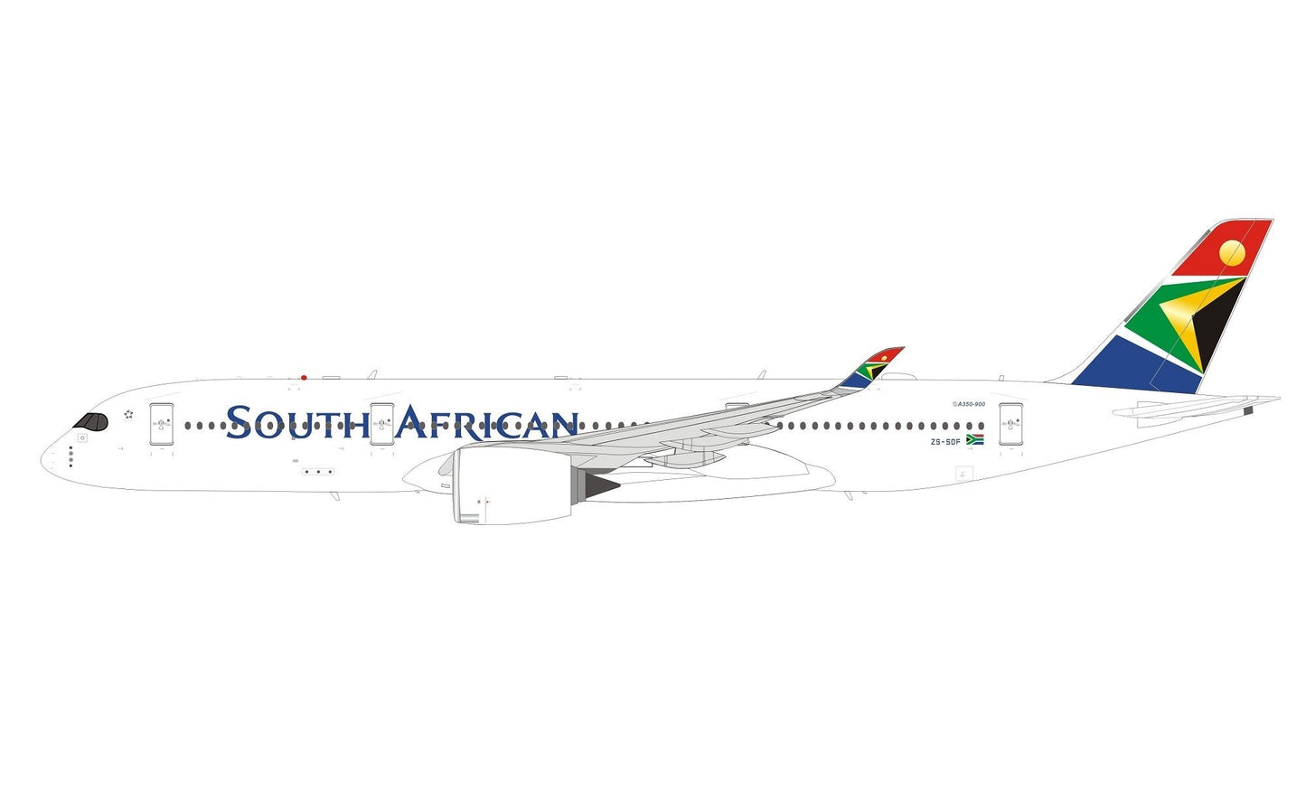 InFlight200 IF359SAA05 South African Airways Airbus A350-900